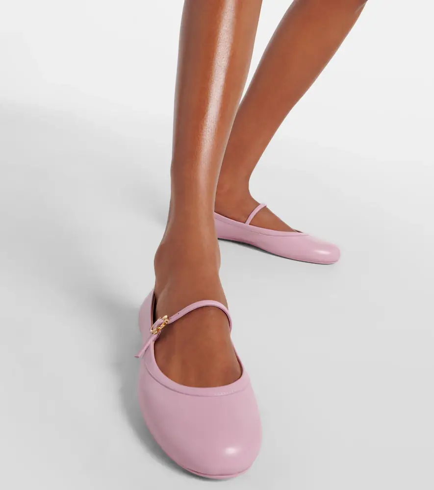 Gianvito Rossi Carla leather Mary Jane flats | Thumbnail 5 Gianvito Rossi Carla leather Mary Jane flats | Thumbnail 5