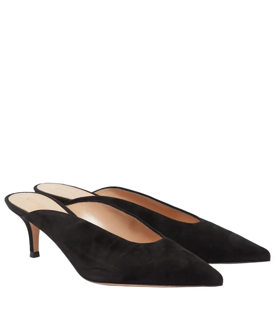 Gianvito Rossi Suede mules