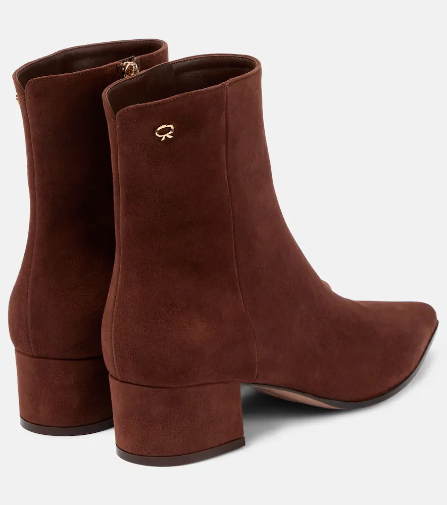Gianvito Rossi Lyell 45 suede ankle boots | Thumbnail 2 Gianvito Rossi Lyell 45 suede ankle boots | Thumbnail 2