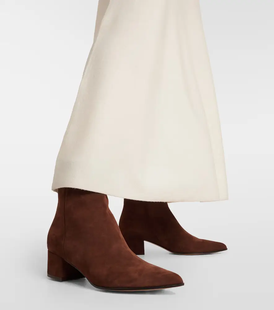 Gianvito Rossi Lyell 45 suede ankle boots | Thumbnail 6 Gianvito Rossi Lyell 45 suede ankle boots | Thumbnail 6