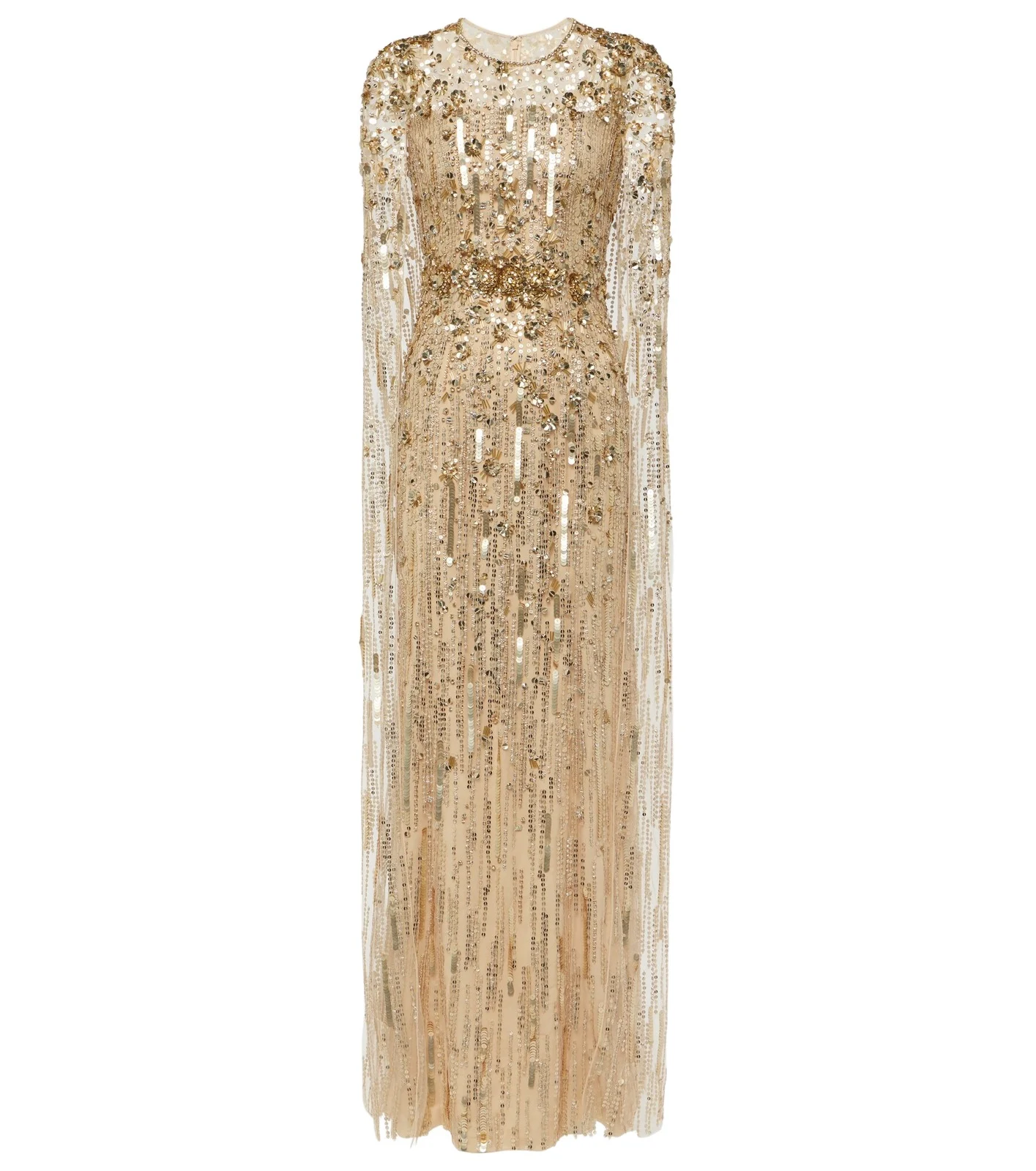 Ruby caped sequined gown Ruby caped sequined gown