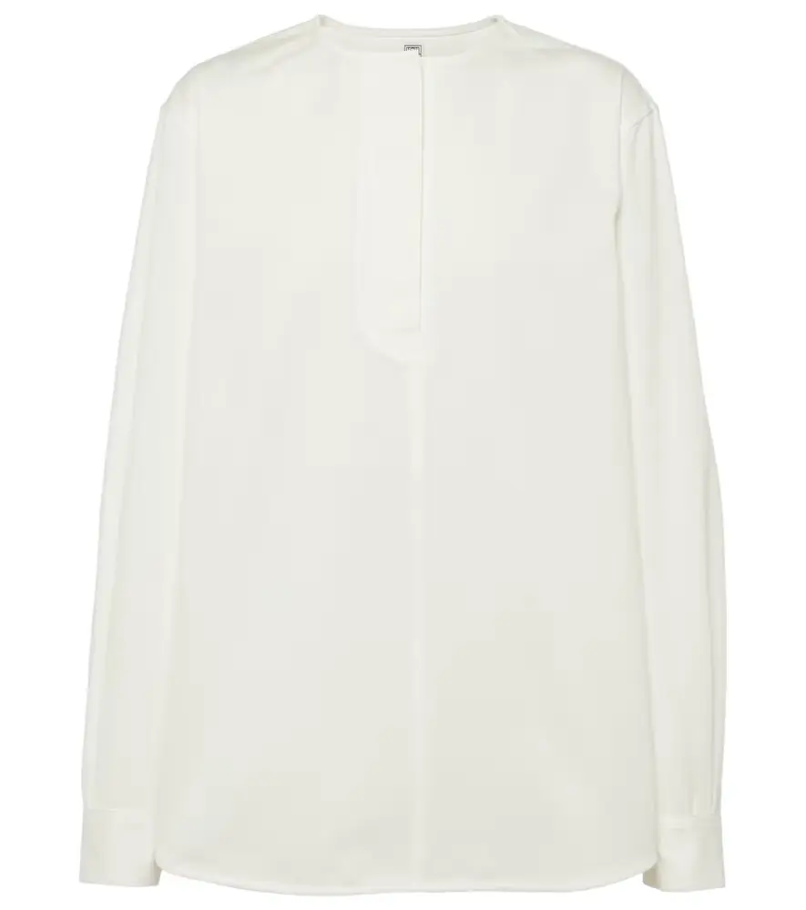 TOTEME Cotton twill blouse | Image 1 TOTEME Cotton twill blouse | Image 1