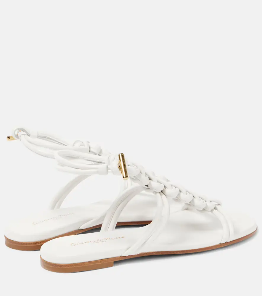Gianvito Rossi Capua braided leather gladiator sandals | Thumbnail 3 Gianvito Rossi Capua braided leather gladiator sandals | Thumbnail 3