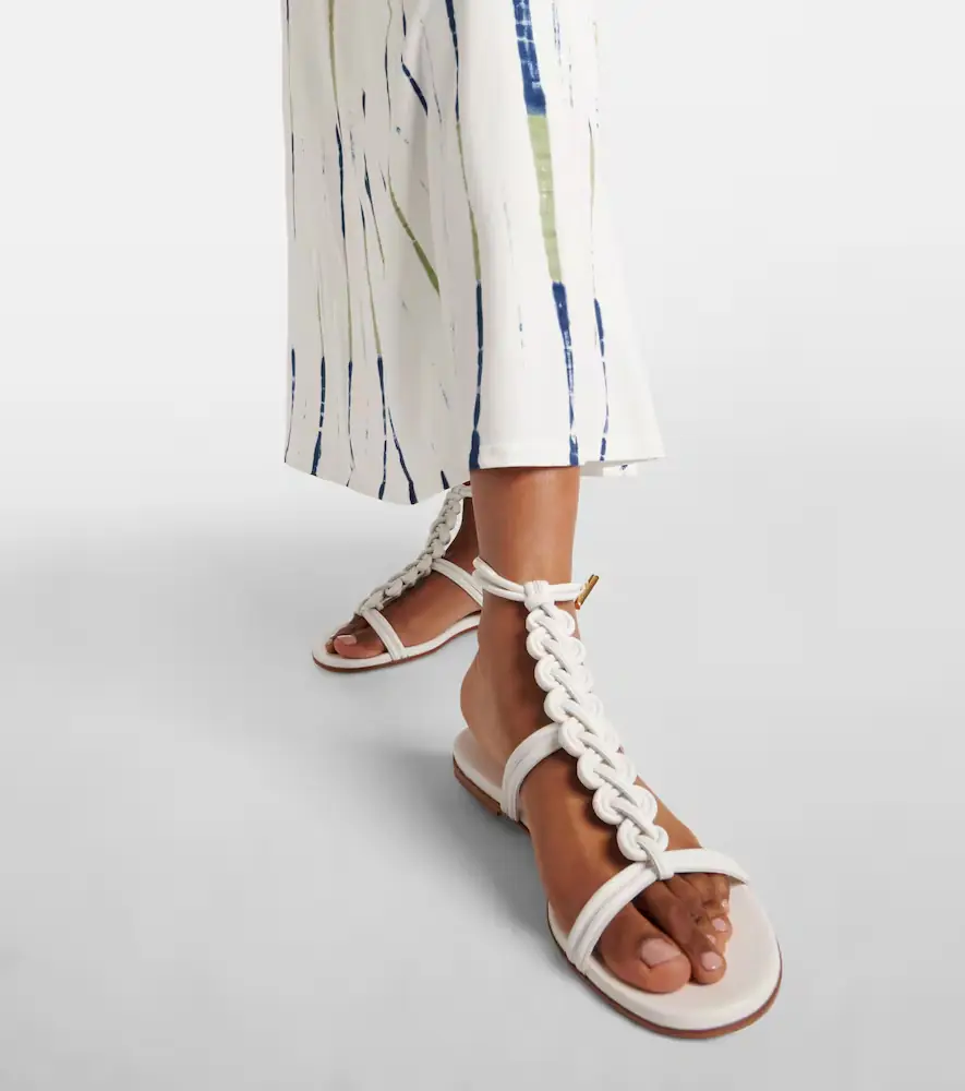 Gianvito Rossi Capua braided leather gladiator sandals | Thumbnail 6 Gianvito Rossi Capua braided leather gladiator sandals | Thumbnail 6