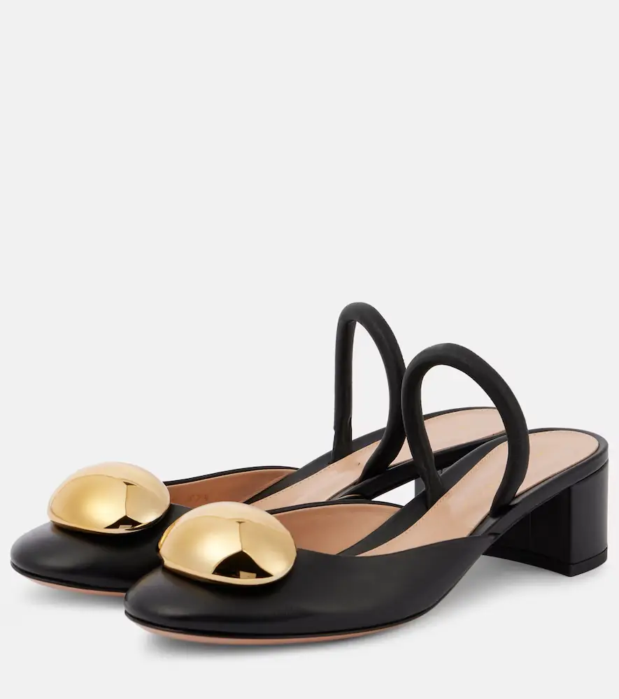 Gianvito Rossi Sphera 45 leather pumps | Thumbnail 4