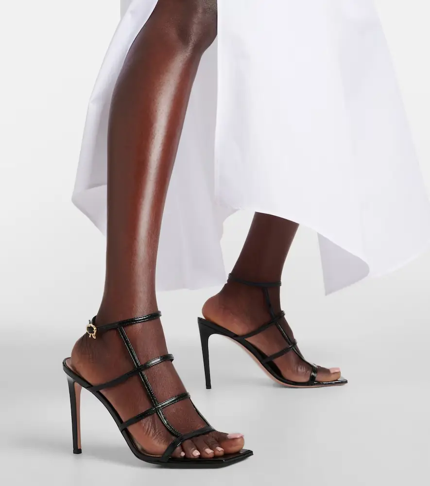 Gianvito Rossi Mondry 95 leather sandals | Thumbnail 6
