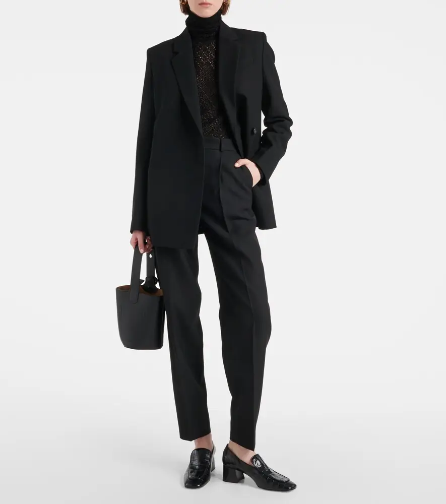 TOTEME High-rise tapered pants | Thumbnail 6