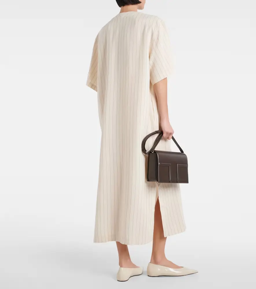 TOTEME Pinstriped midi shirt dress | Thumbnail 2
