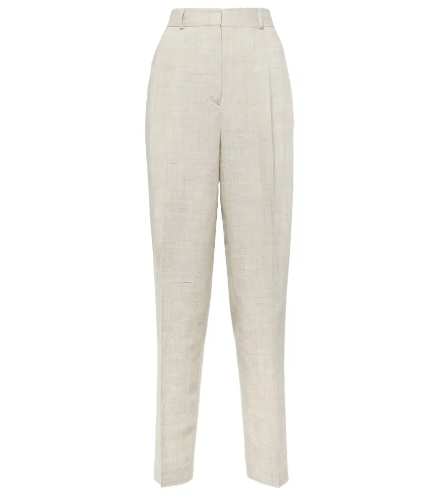 Toteme Pleated tailored straight pants | Image 1 Toteme Pleated tailored straight pants | Image 1