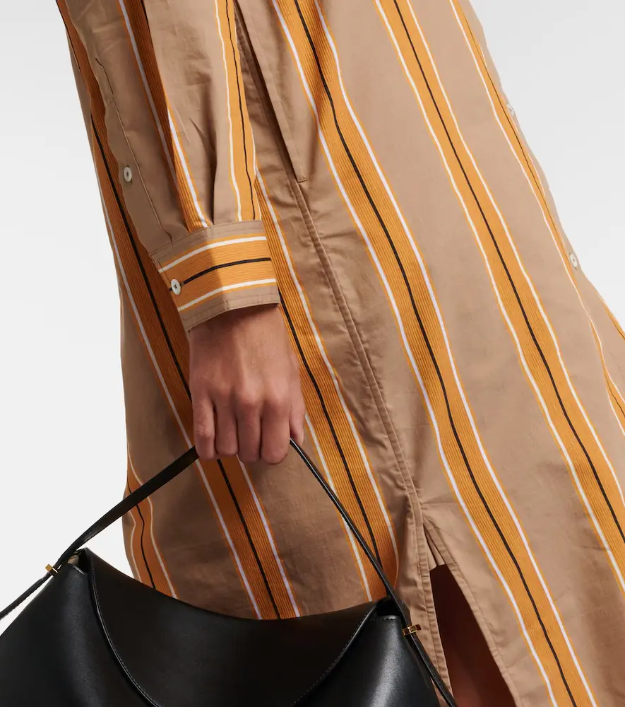 TOTEME Jacquard striped cotton-blend shirt dress | Thumbnail 4