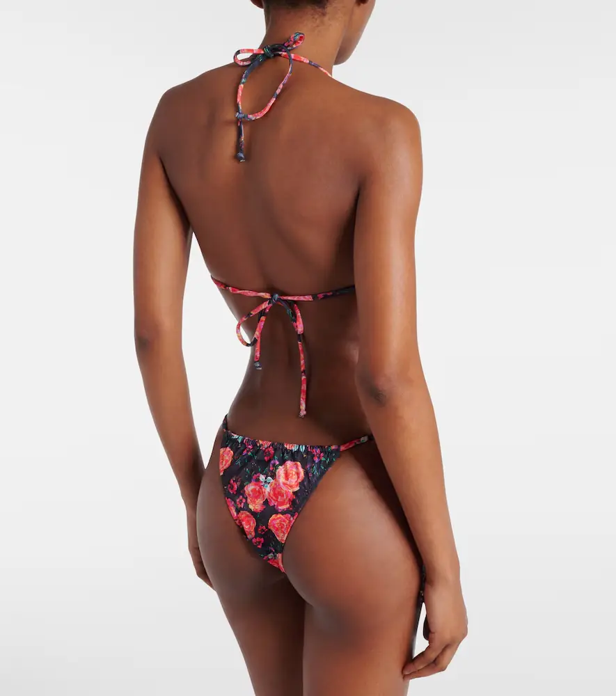 Bananhot Bell floral tringle bikini top | Thumbnail 3