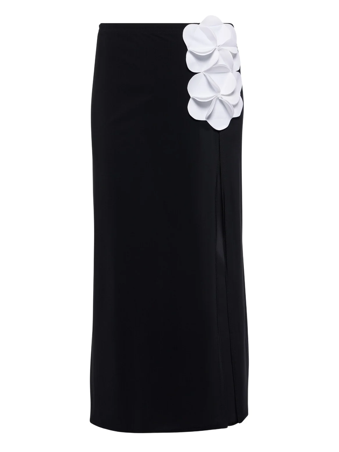 Tess floral-appliqué beach cover-up