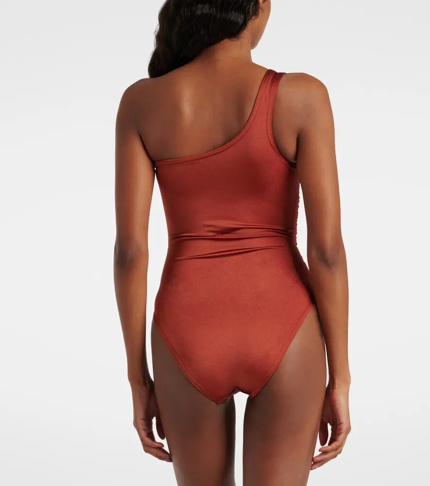 Karla Colletto Ruched one-shoulder swimsuit | Thumbnail 3