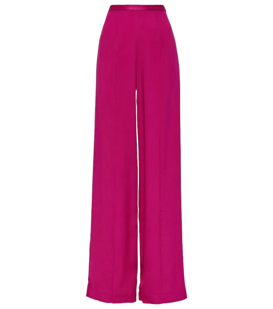 Taller Marmo Marlene high-rise crêpe cady palazzo pants | Image 1 Taller Marmo Marlene high-rise crêpe cady palazzo pants | Image 1