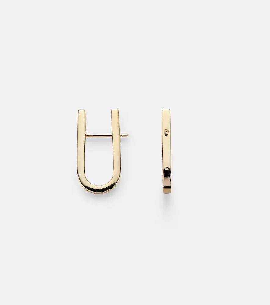 Bucherer Fine Jewellery Link 18kt gold earrings with diamonds | Thumbnail 2
