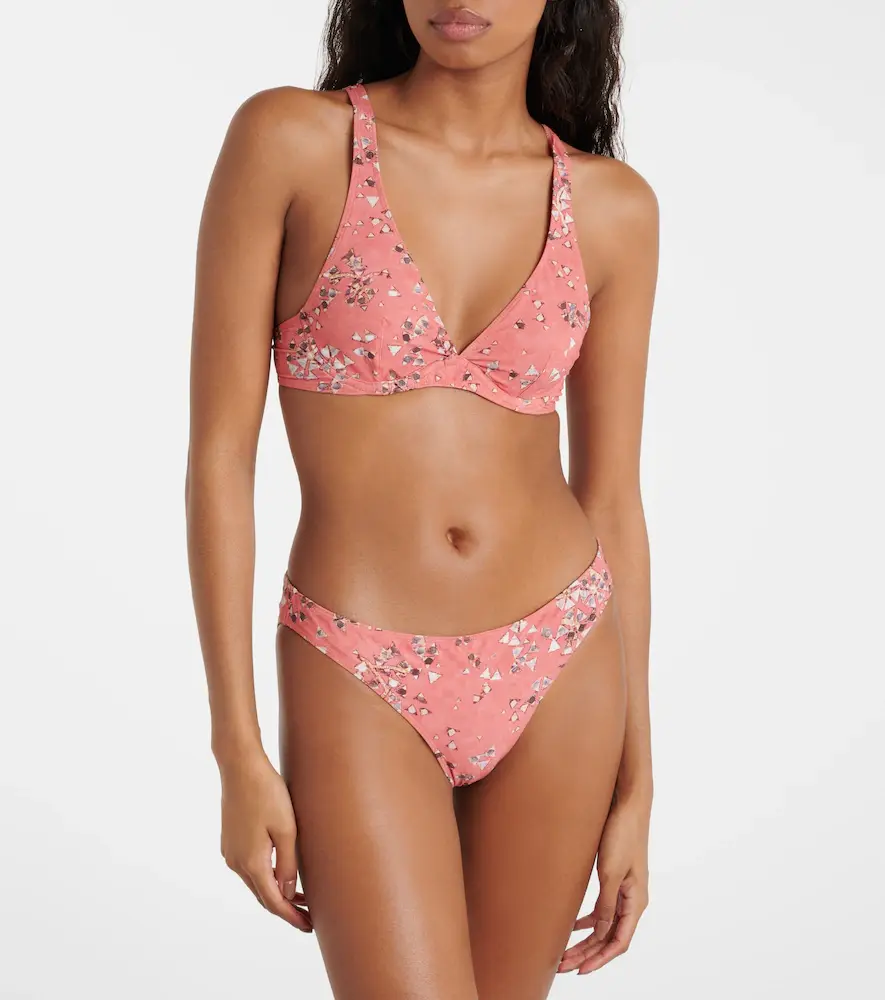 Isabel Marant Petra printed bikini top | Thumbnail 4