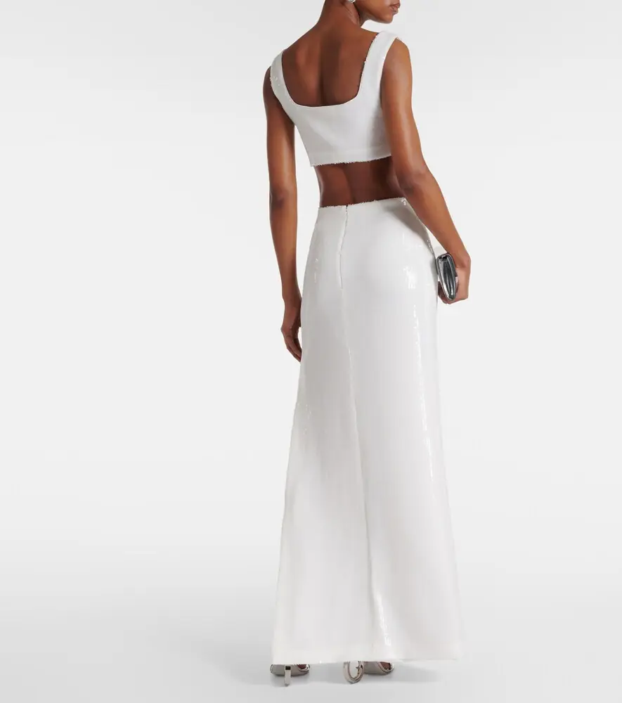 Galvan Bridal Beating Heart sequined maxi skirt | Thumbnail 2 Galvan Bridal Beating Heart sequined maxi skirt | Thumbnail 2