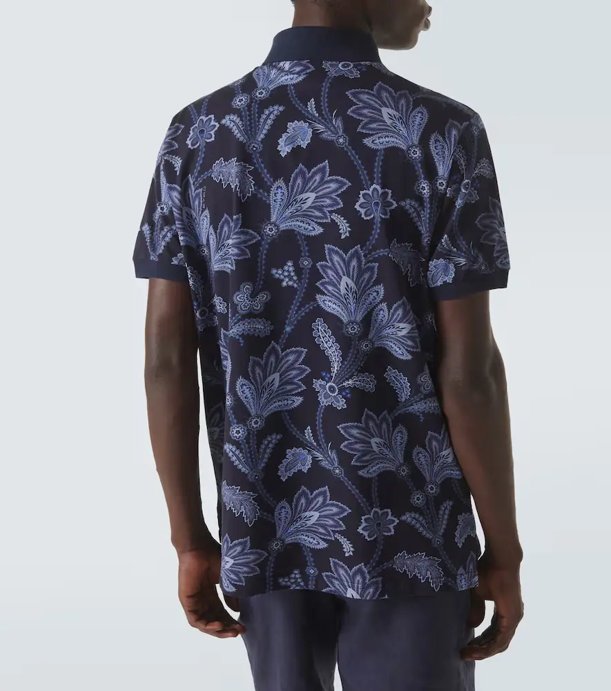 Etro Printed cotton piqué polo shirt | Thumbnail 2 Etro Printed cotton piqué polo shirt | Thumbnail 2