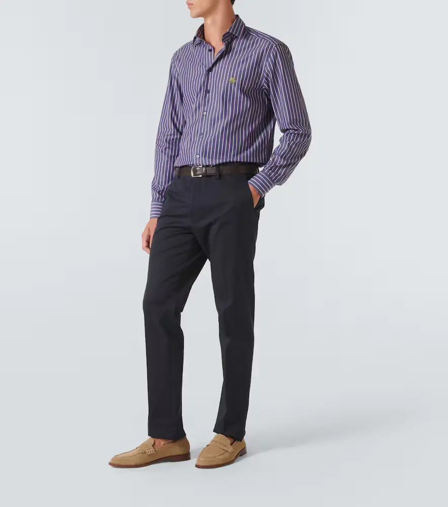 Etro Striped cotton shirt | Thumbnail 2
