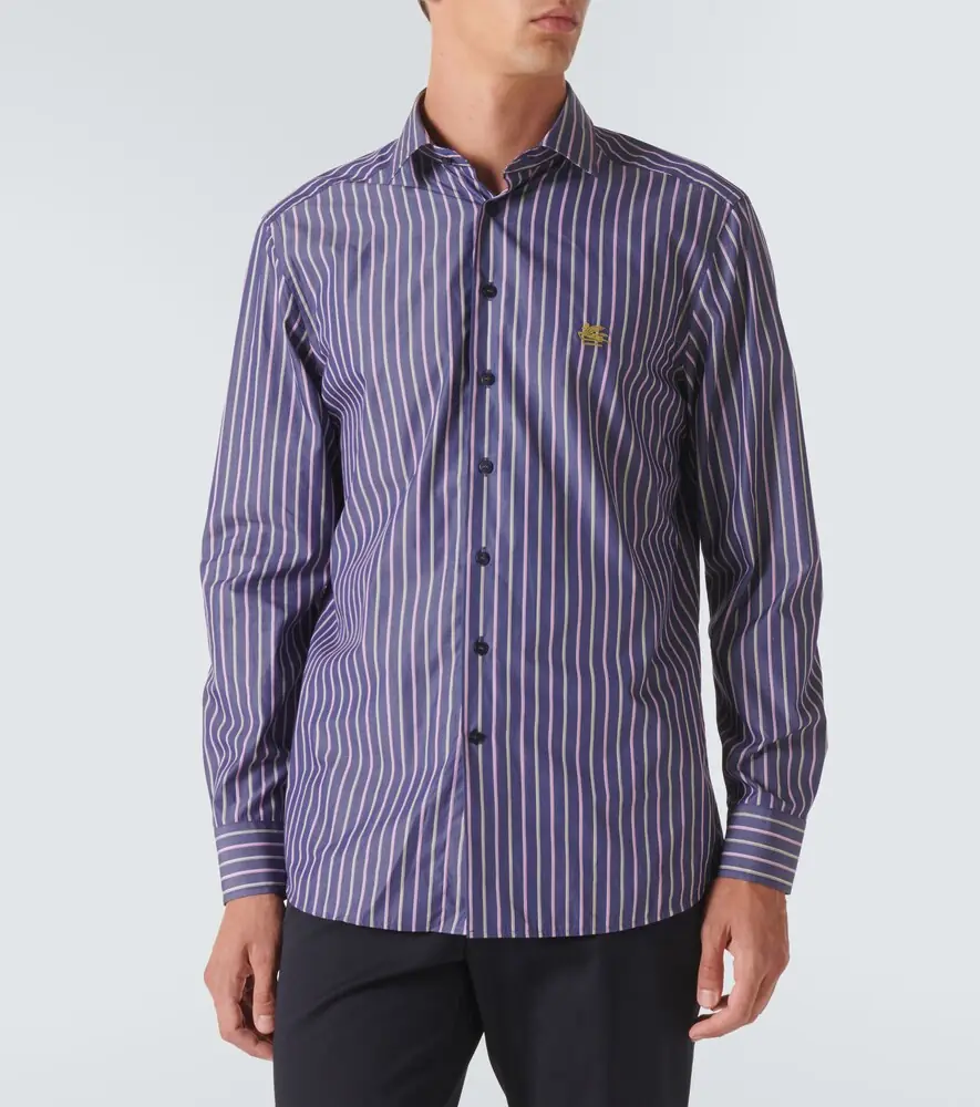 Etro Striped cotton shirt | Thumbnail 4