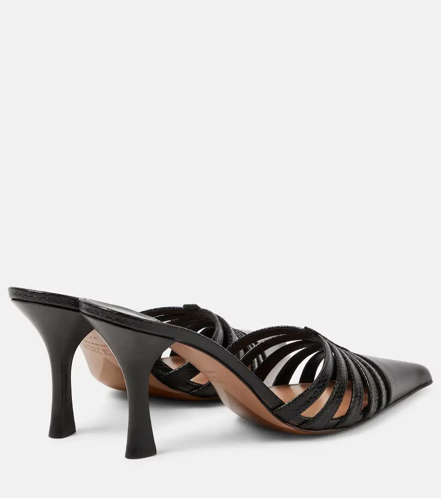 Paris Texas Nadia 85 cutout leather mules | Thumbnail 4 Paris Texas Nadia 85 cutout leather mules | Thumbnail 4