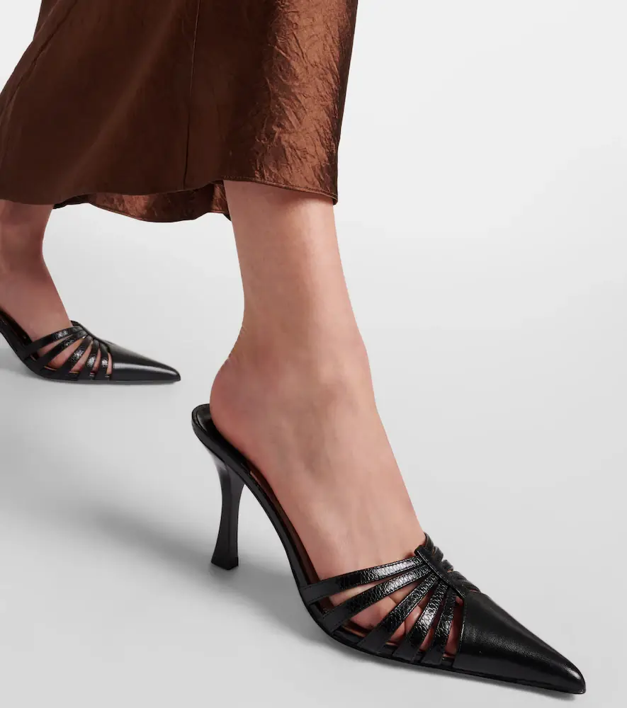 Paris Texas Nadia 85 cutout leather mules | Thumbnail 5 Paris Texas Nadia 85 cutout leather mules | Thumbnail 5