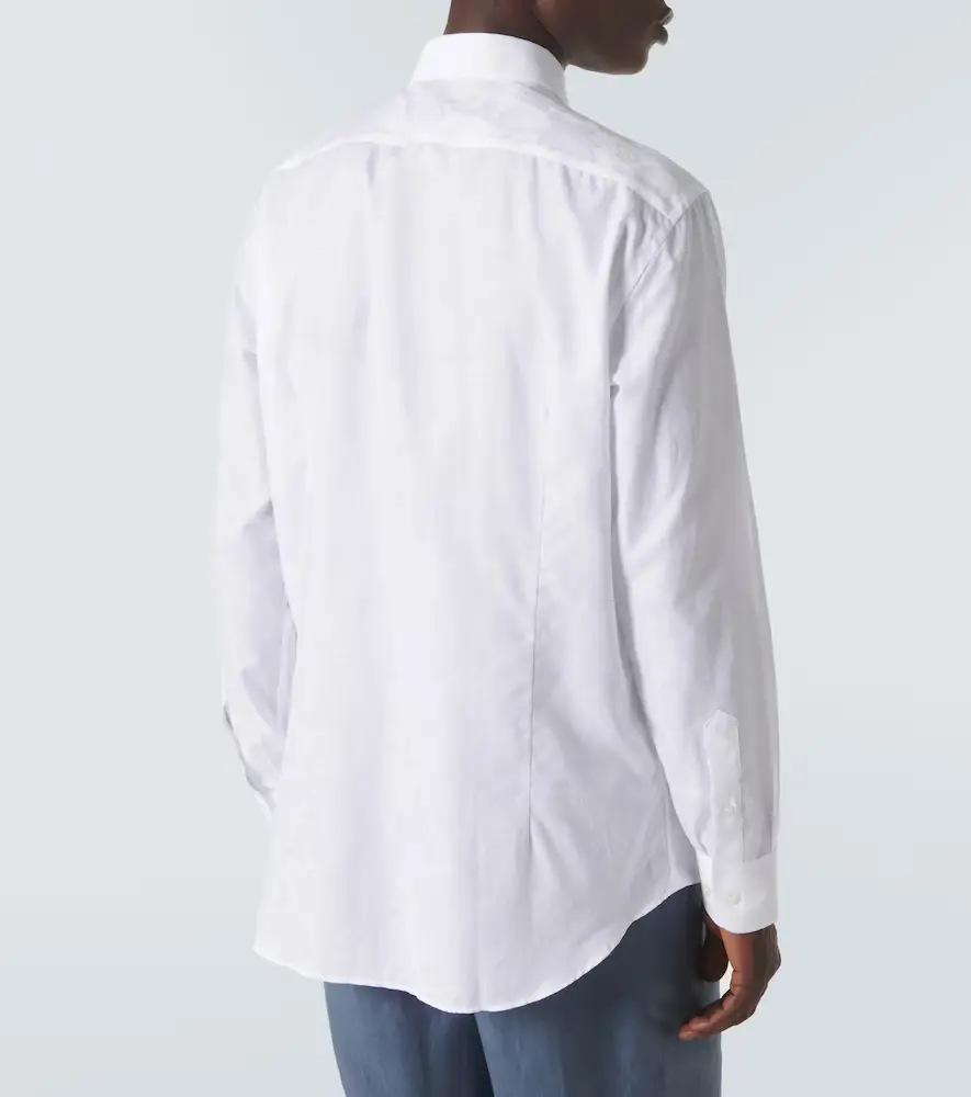 Etro Paisley jacquard cotton shirt | Thumbnail 3