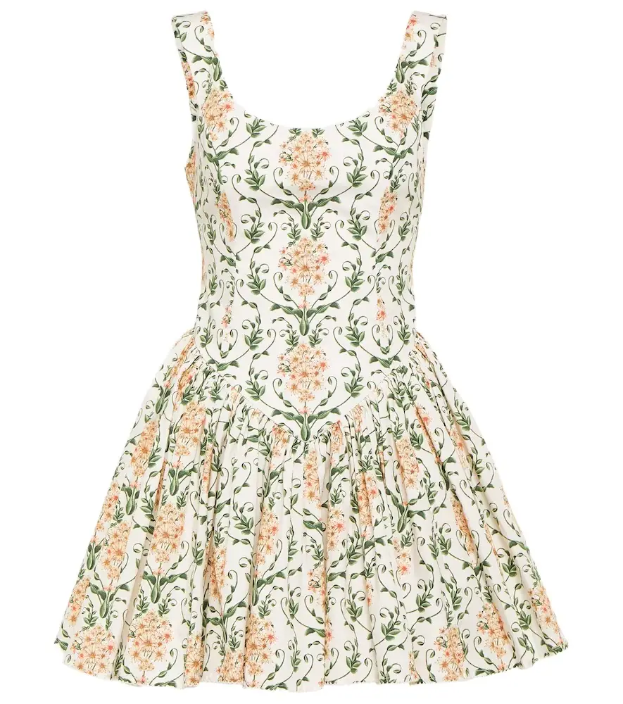 Agua by Agua Bendita Pluma floral corset cotton dress | Image 1 Agua by Agua Bendita Pluma floral corset cotton dress | Image 1