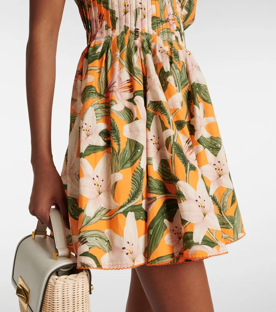 Agua by Agua Bendita Caramelo Lirio floral cotton minidress | Thumbnail 5