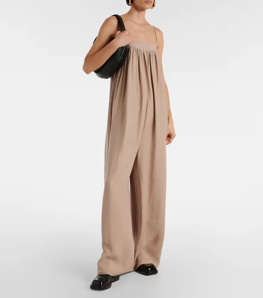 The Frankie Shop Maude gathered jumpsuit | Thumbnail 4