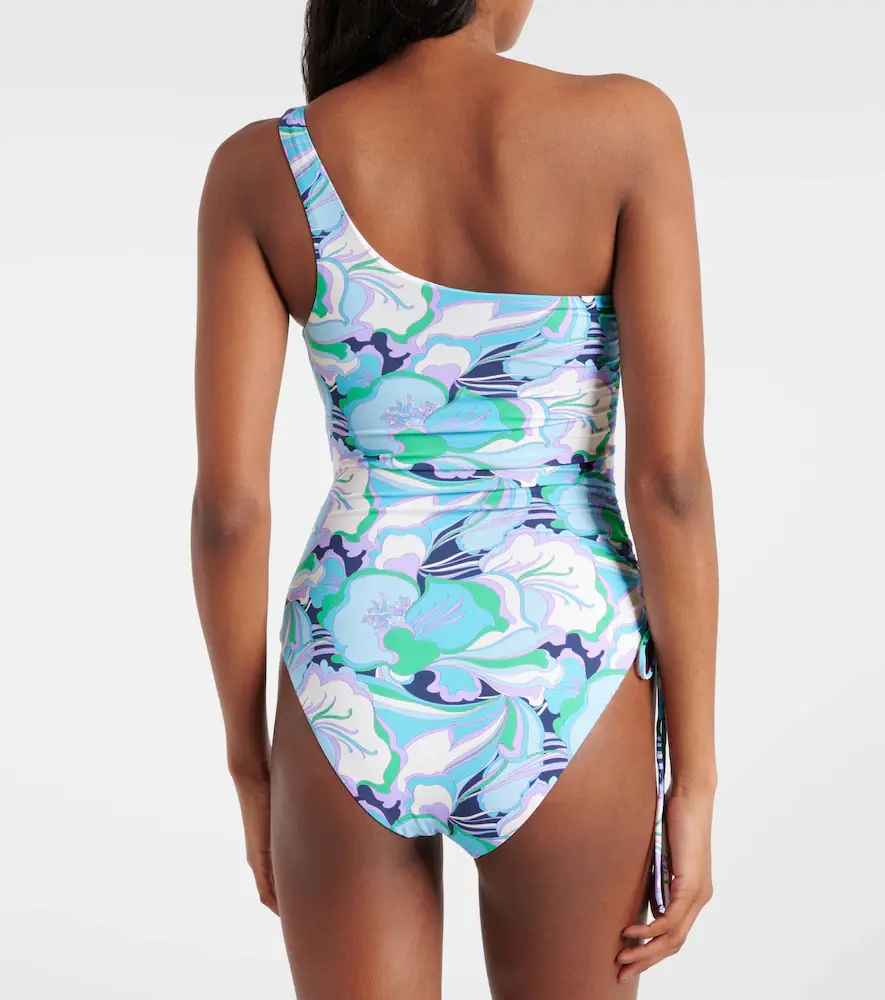 Melissa Odabash Bodrum one-shoulder floral swimsuit | Thumbnail 5