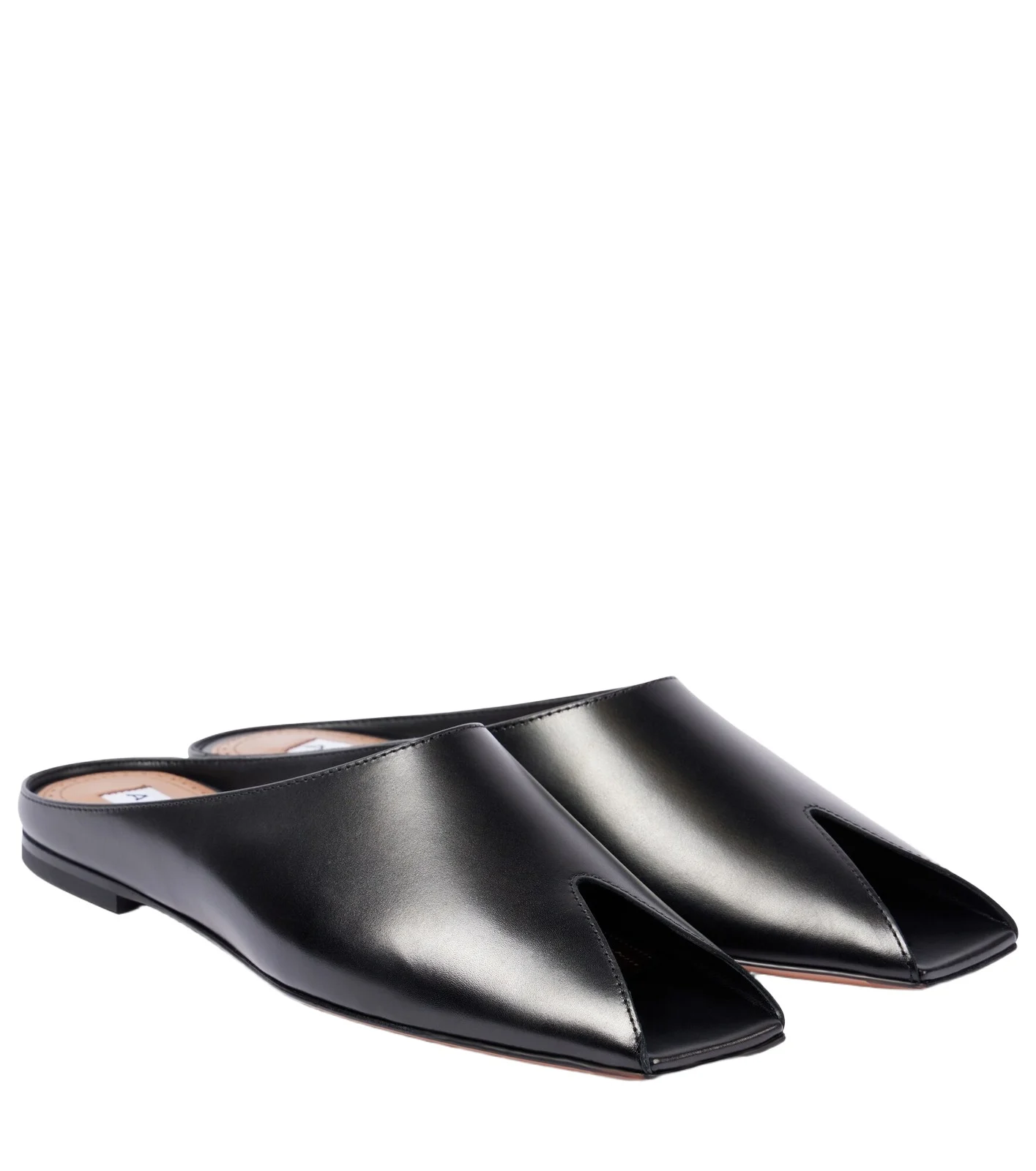 Spike leather mules Spike leather mules