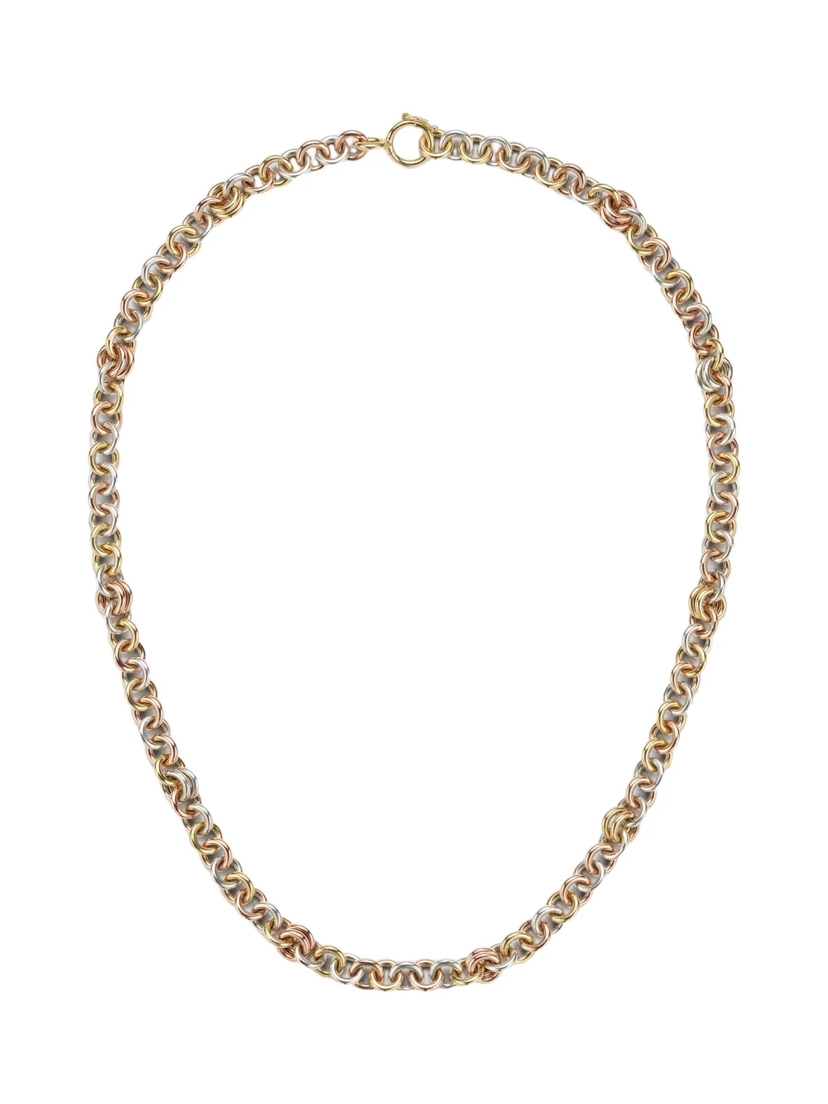 Serpens 18kt gold and sterling silver necklace Serpens 18kt gold and sterling silver necklace
