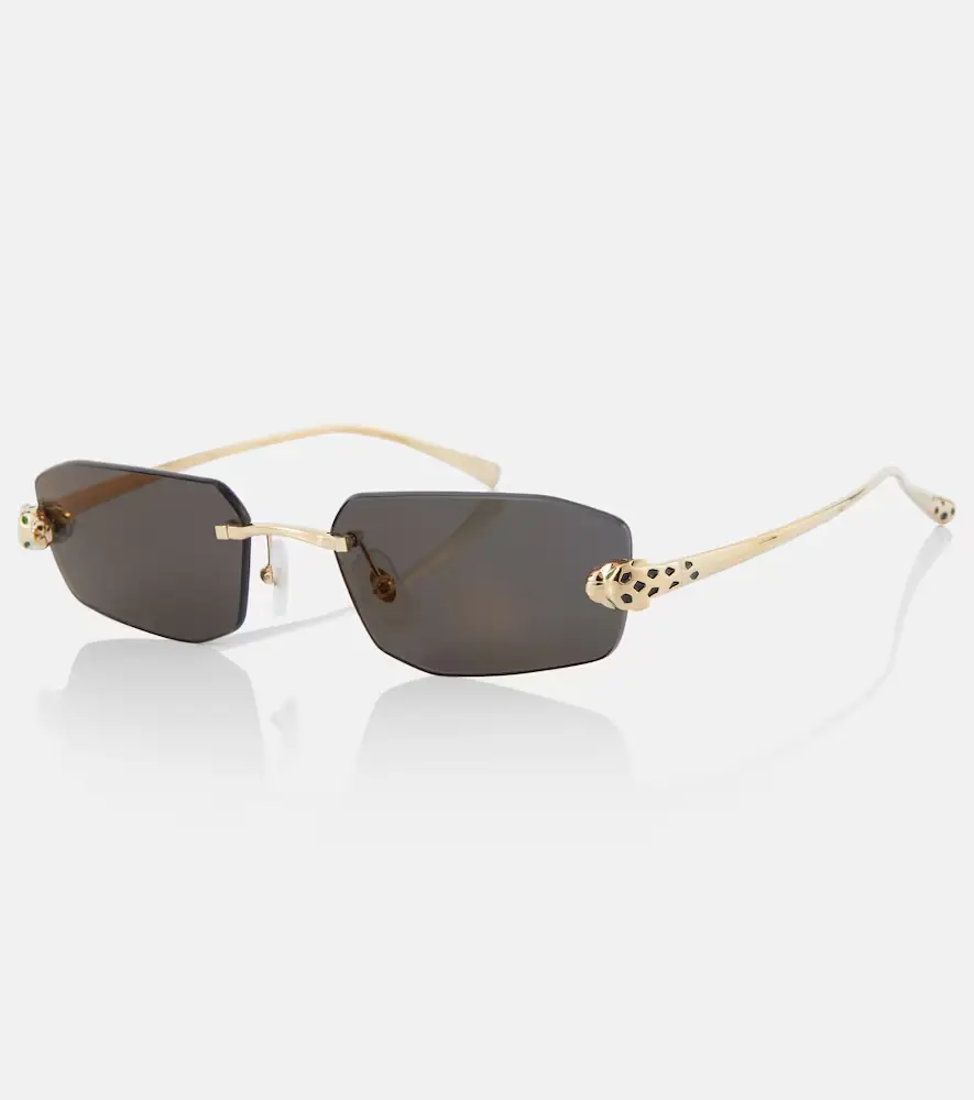 Cartier Eyewear Collection Panthère de Cartier rectangular sunglasses | Thumbnail 3