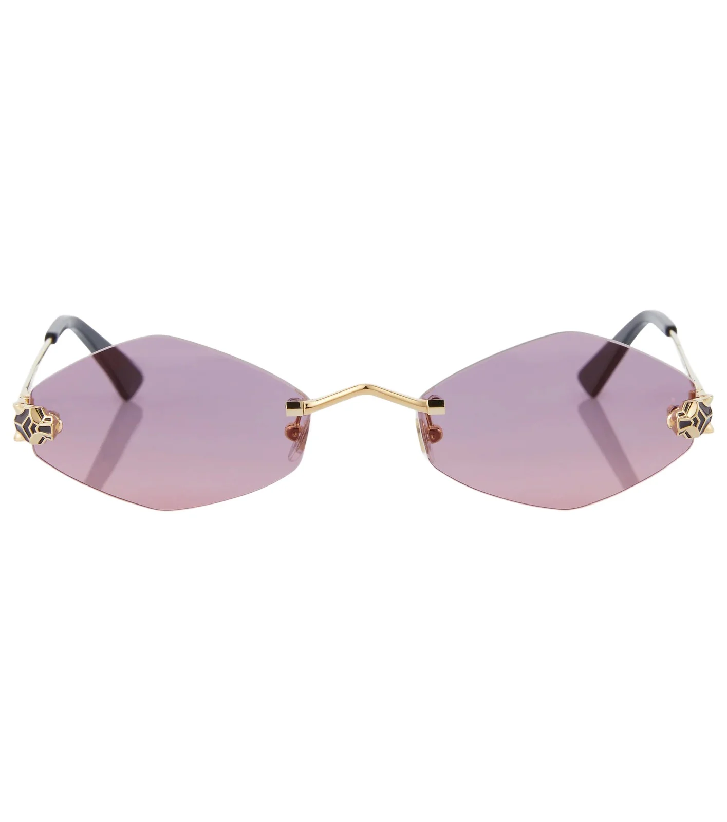 Cartier Eyewear Collection Panthère de Cartier geometric sunglasses