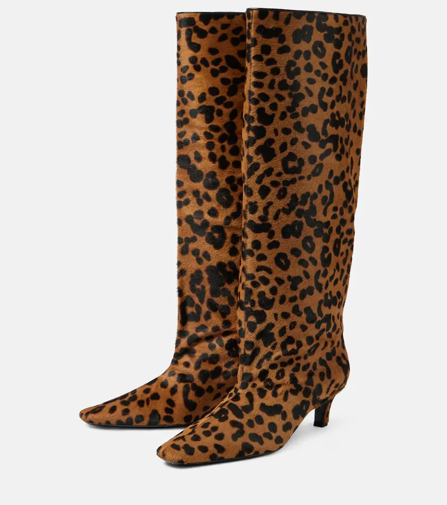 TOTEME Wide Shaft calf hair knee-high boots | Thumbnail 3 TOTEME Wide Shaft calf hair knee-high boots | Thumbnail 3