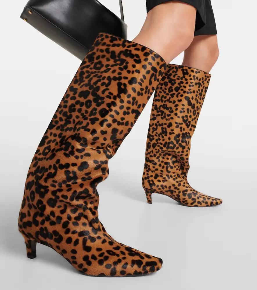 TOTEME Wide Shaft calf hair knee-high boots | Thumbnail 5 TOTEME Wide Shaft calf hair knee-high boots | Thumbnail 5