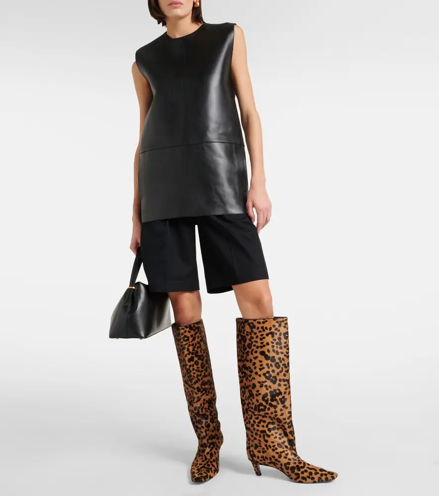 TOTEME Wide Shaft calf hair knee-high boots | Thumbnail 6 TOTEME Wide Shaft calf hair knee-high boots | Thumbnail 6