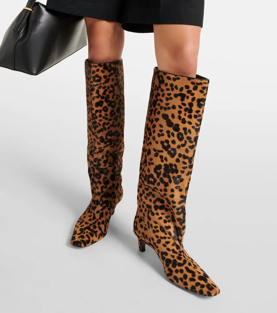 TOTEME Wide Shaft calf hair knee-high boots | Thumbnail 7 TOTEME Wide Shaft calf hair knee-high boots | Thumbnail 7