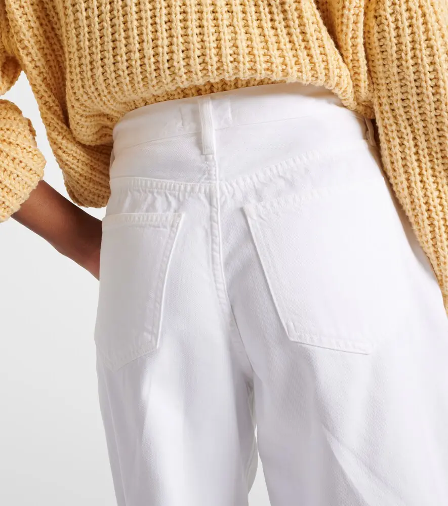 AGOLDE Ellis mid-rise denim Bermuda shorts | Thumbnail 5