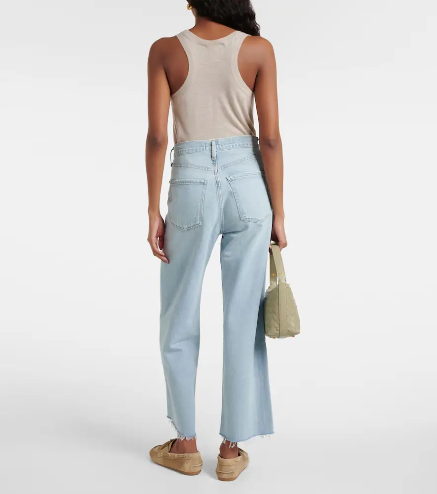 AGOLDE Ren high-rise wide-leg jeans | Thumbnail 2