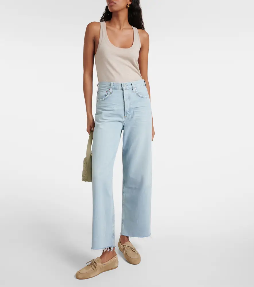 AGOLDE Ren high-rise wide-leg jeans | Thumbnail 5