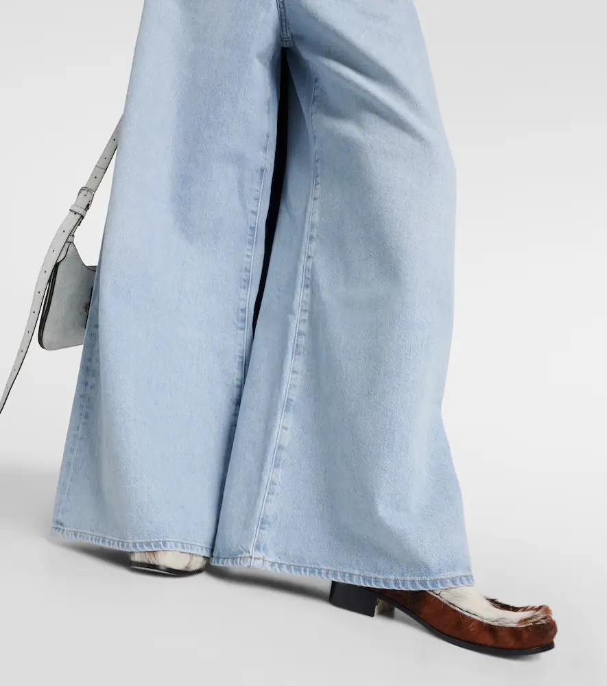 AGOLDE Nolan mid-rise wide-leg jeans | Thumbnail 2
