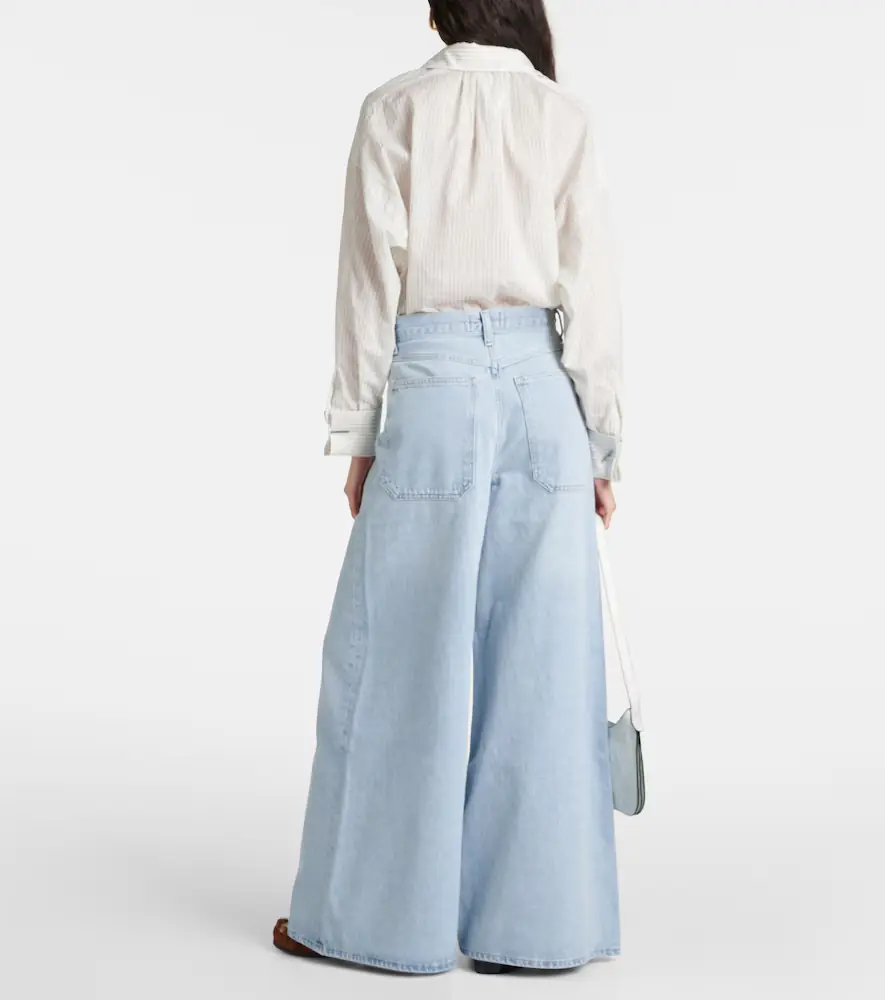 AGOLDE Nolan mid-rise wide-leg jeans | Thumbnail 4