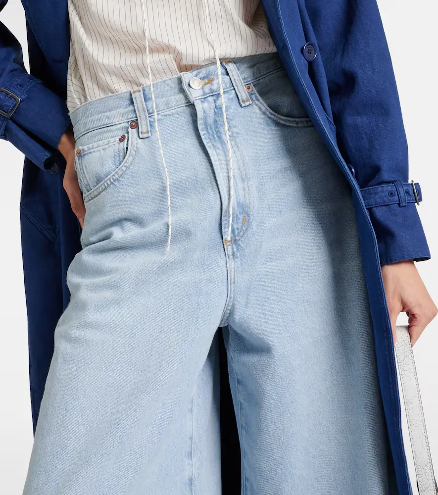 AGOLDE Nolan mid-rise wide-leg jeans | Thumbnail 5