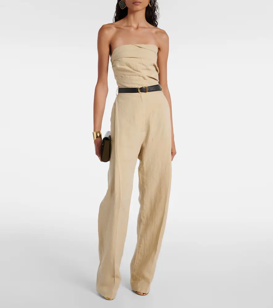 Tove Gabrielle high-rise linen wide-leg pants | Thumbnail 6 Tove Gabrielle high-rise linen wide-leg pants | Thumbnail 6