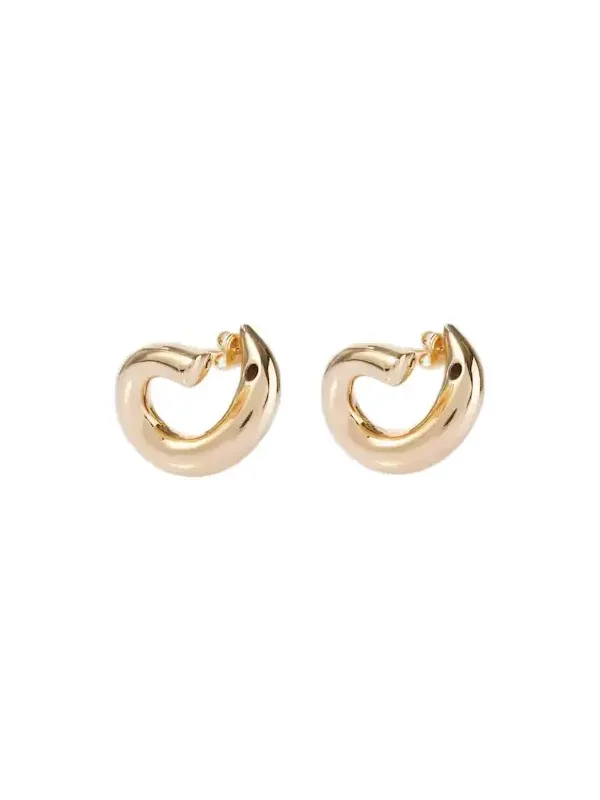 18kt gold-plated sterling silver earrings