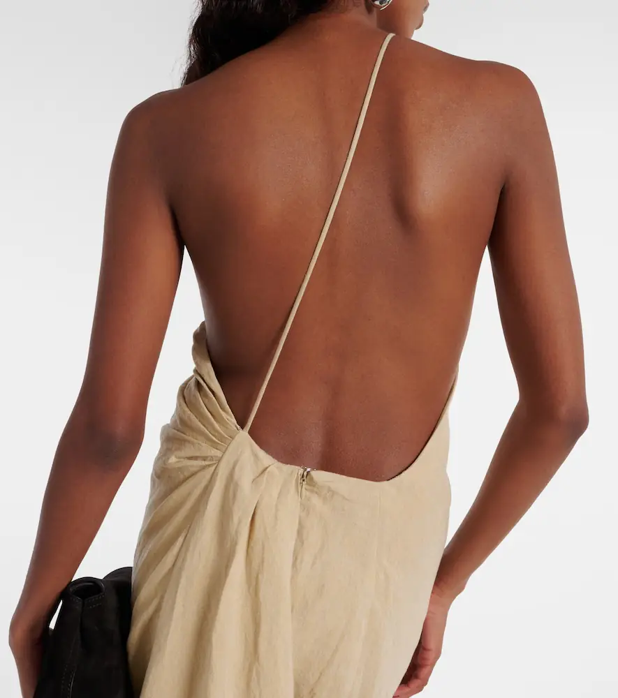 Tove Riya draped linen maxi dress | Thumbnail 2