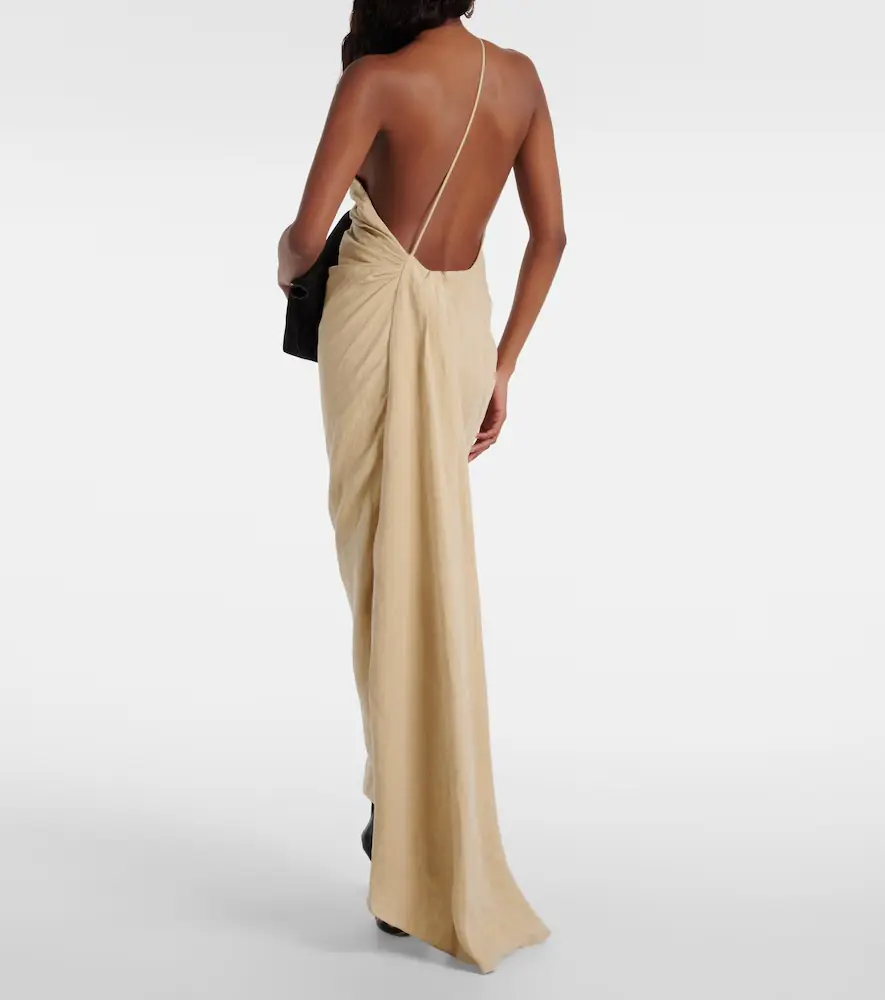 Tove Riya draped linen maxi dress | Thumbnail 6