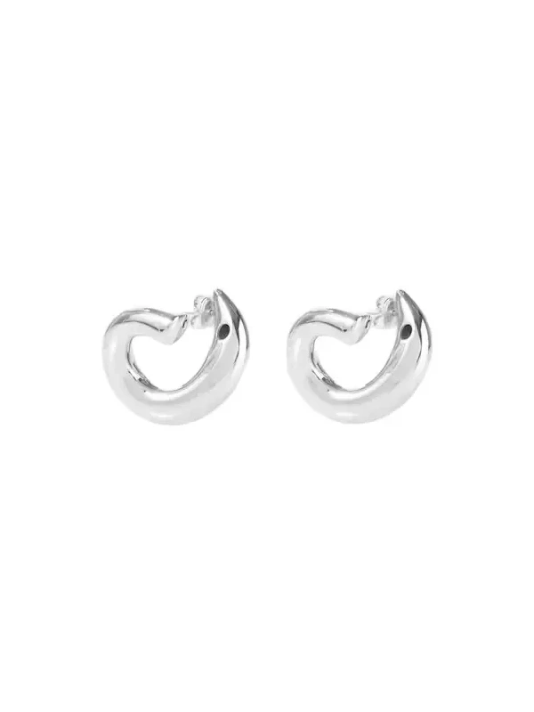 Sterling silver hoop earrings